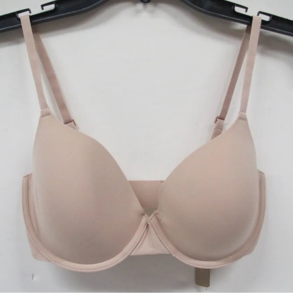 SKIMS Fits Everybody T-Shirt Bra Underwire NWT Size 40D MICA Skin Weightless - Picture 6 of 13